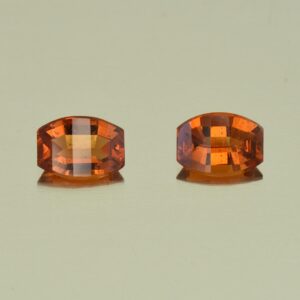 OrangeGrossular opp bar bar pair 6.9x5.0mm 1.70cts N og210