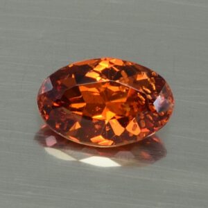 OrangeGrossular oval 10.0x6.5mm 2.04cts og129