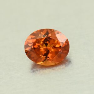 OrangeGrossular oval 6.2x5.1mm 0.73cts N og373