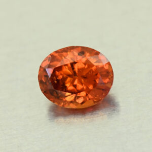 OrangeGrossular oval 6.4x5.2mm 0.95cts N og375