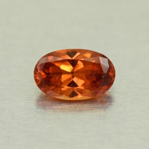 OrangeGrossular oval 6.8x4.2mm 0.67cts N og382