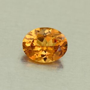 OrangeGrossular oval 6.8x5.3mm 0.84cts N og383