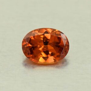 OrangeGrossular oval 6.8x5.3mm 0.85cts N og384