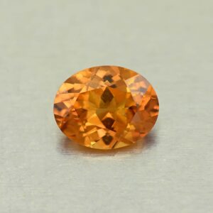 OrangeGrossular oval 7.1x5.7mm 0.97cts N og387