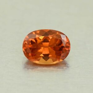 OrangeGrossular oval 7.2x5.3mm 1.01cts N og388