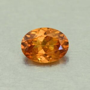 OrangeGrossular oval 7.2x5.4mm 0.85cts N og389