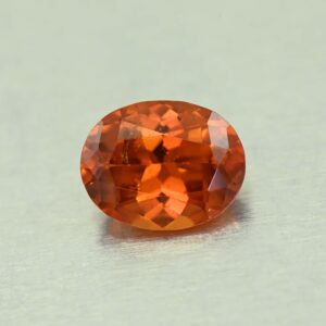 OrangeGrossular oval 7.2x5.7mm 1.07cts N og390