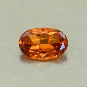 OrangeGrossular oval 7.7x6.0mm 0.85cts N og398