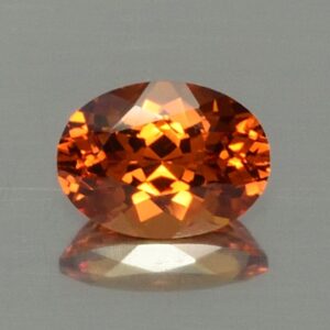 OrangeGrossular oval 7.8x5.7mm 1.27cts og123