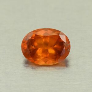 OrangeGrossular oval 8.0x5.9mm 1.23cts N og407
