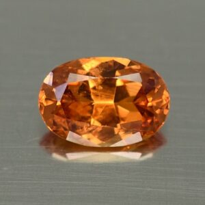 OrangeGrossular oval 8.3x5.6mm 1.27cts og158