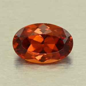 OrangeGrossular oval 8.7x5.7mm 1.38cts N og499