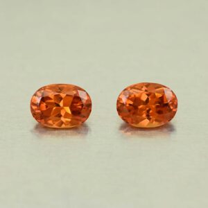 OrangeGrossular oval pair 7.0x5.0mm 1.83cts N og426 scaled 1 SOLD