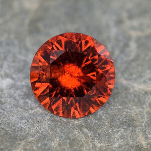 OrangeGrossular round 10.1mm 3.94cts N og142 crop SOLD