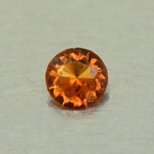 OrangeGrossular round 3.8mm 0.19cts N og431