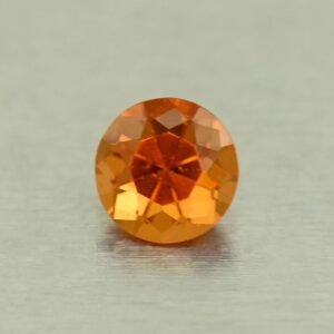 OrangeGrossular round 4.4mm 0.36cts N og436