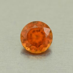 OrangeGrossular round 6.0mm 0.98cts N og450