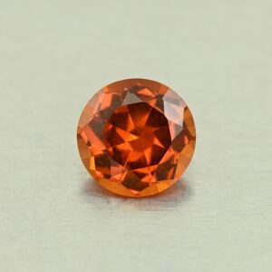 OrangeGrossular round 6.1mm 0.87cts N og451