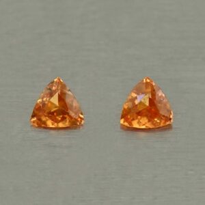 OrangeGrossular trill pair 3.5mm 0.27cts N og246
