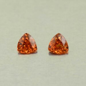 OrangeGrossular trill pair 5.0mm 0.97cts N og485