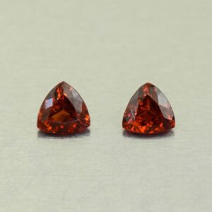 OrangeGrossular trill pair 5.5mm 1.18cts N og487