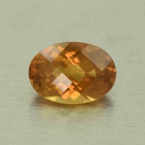 OrangeSapphire ch oval 7.0x5.0mm 1.00cts N sa801