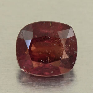 OrangeSapphire cush 9.1x8.1mm 4.18cts N sa1162