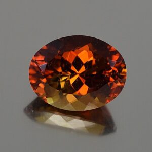 OrangeTourmaline oval 9.0x7.0mm 1.91cts tm1307