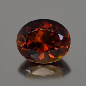 OrangeTourmaline oval 9.0x7.3mm 2.24cts tm1306