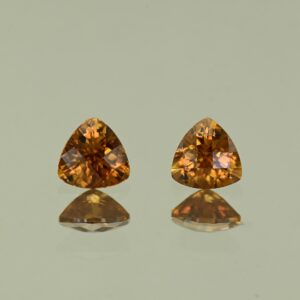 OrangeZircon ch trill pair 5.0mm 1.29cts N zn4152