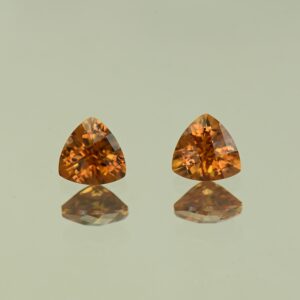 OrangeZircon ch trill pair 5.5mm 1.76cts N zn4164