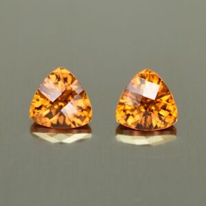 OrangeZircon ch trill pair 5.6mm 1.97cts N zn2322