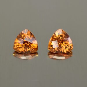OrangeZircon ch trill pair 6.0mm 2.34cts N zn2822