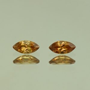 OrangeZircon marq pair 7.9x4.0mm 1.64cts N zn4249
