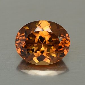 OrangeZircon oval 11.0x9.0mm 5.50cts zn618