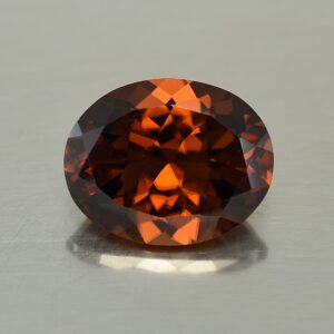 OrangeZircon oval 15.1x12.0mm 12.87cts zn624