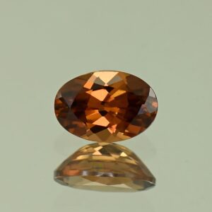 OrangeZircon oval 7.1x4.9mm 1.14cts N zn4428