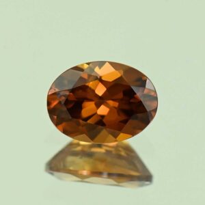 OrangeZircon oval 8.0x6.0mm 1.81cts N zn7493 SOLD