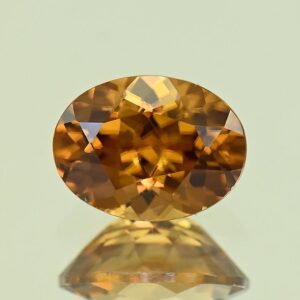 OrangeZircon oval 8.1x6.0mm 1.89cts N zn8344 SOLD