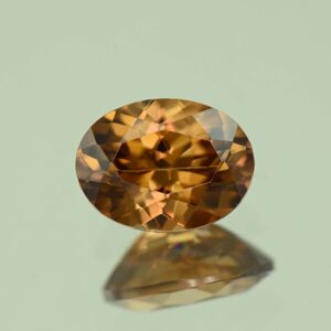 OrangeZircon oval 8.6x6.4mm 2.28cts N zn7495