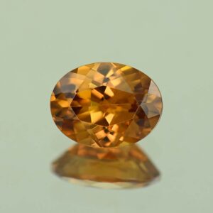 OrangeZircon oval 9.2x7.0mm 2.73cts N zn7148