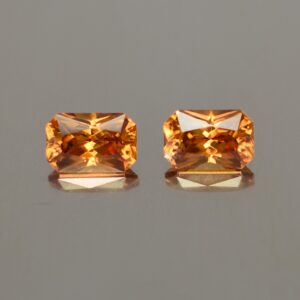 OrangeZircon rad pair 6.0x4.0mm 1.67cts N zn2083