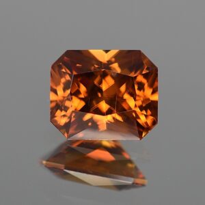 OrangeZircon radiant 10.5x8.8mm 5.92cts zn3194 SOLD