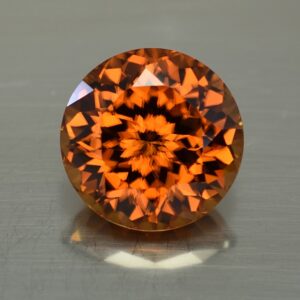 OrangeZircon round 13.0mm 12.70cts N zn179 SOLD