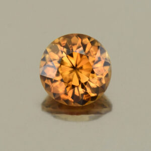 OrangeZircon round 5.8mm 1.25cts N zn4842
