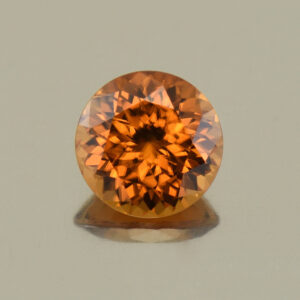 OrangeZircon round 6.0mm 1.25cts N zn4844