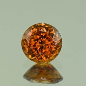 OrangeZircon round 7.5mm 2.36cts N zn7383