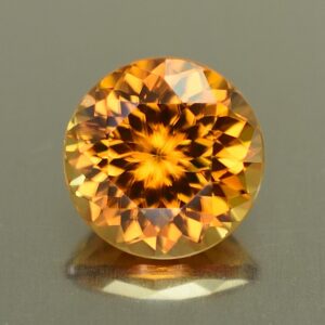 OrangeZircon round 8.0mm 3.10cts N zn2963