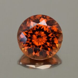 OrangeZircon round 9.6mm 5.00cts N zn911