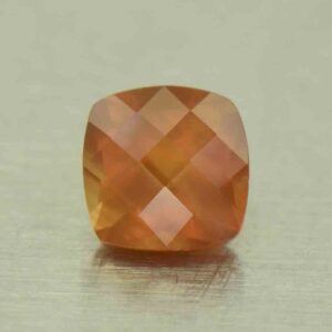 PadOrangeSapphire ch sq cush 4.1mm 0.43cts N sa824